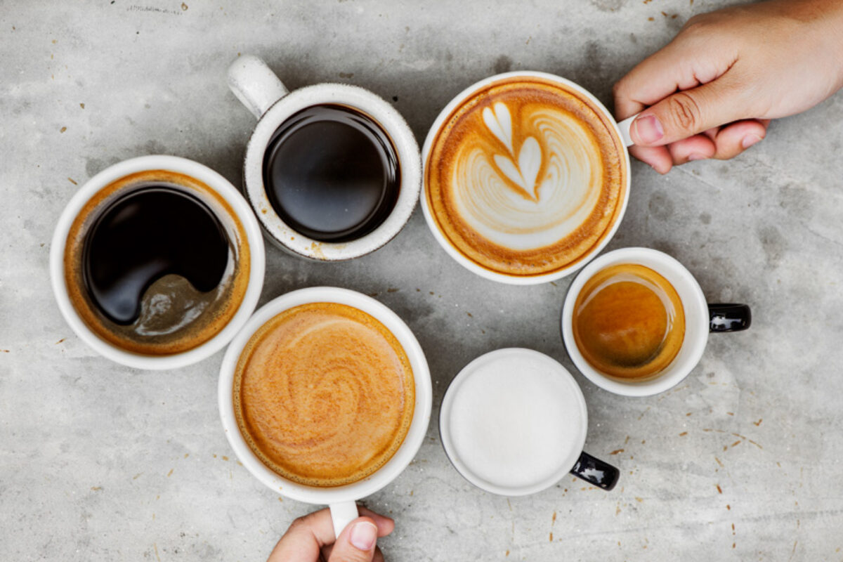 Couple enjoying coffee on the weekend