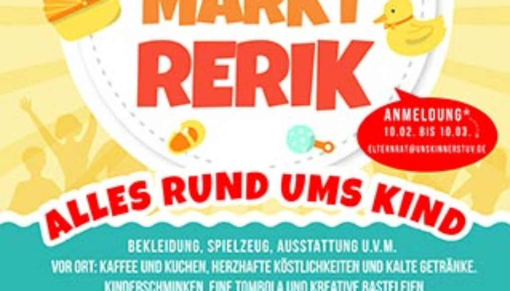 Plakat Flohmarkt März 2023
