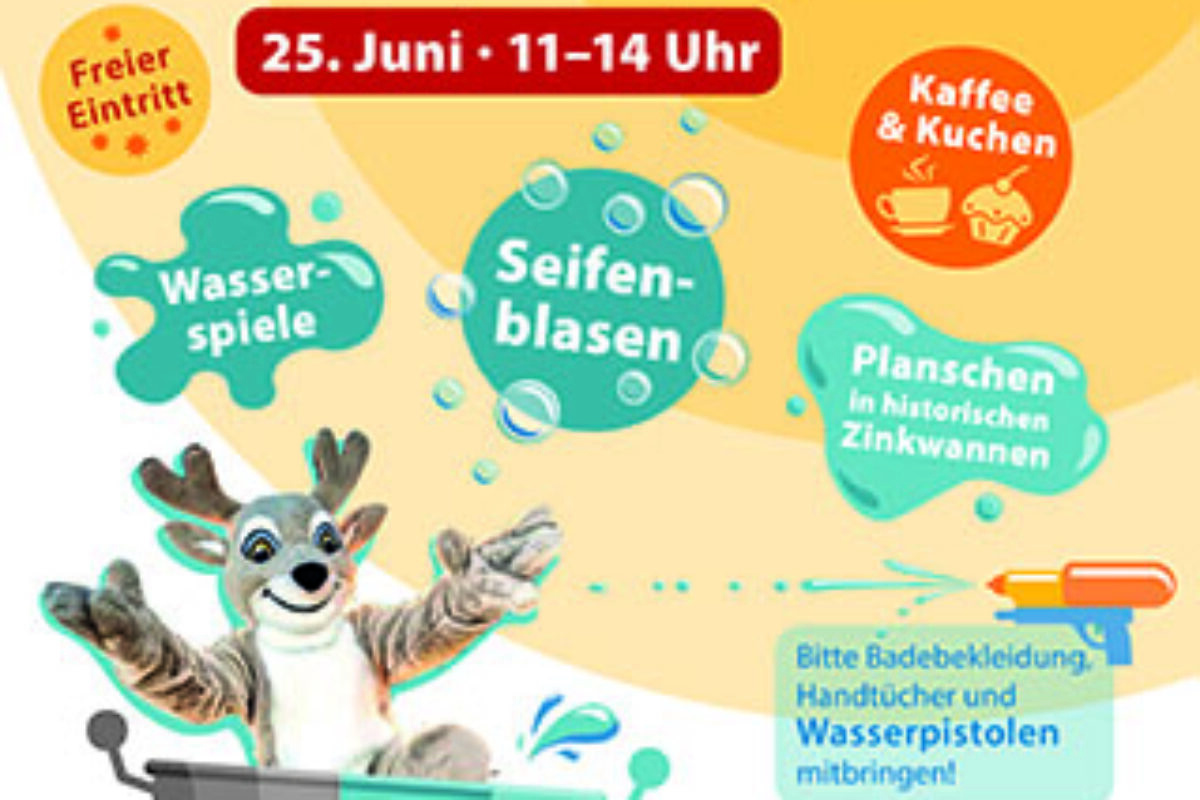 Plakat Kinder-Wasserfest