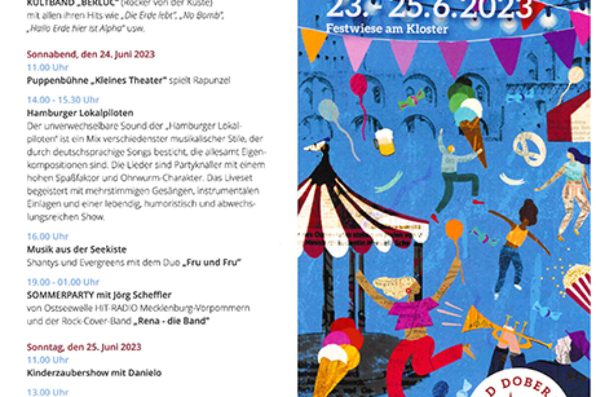 Stadtfest Programm Flyer