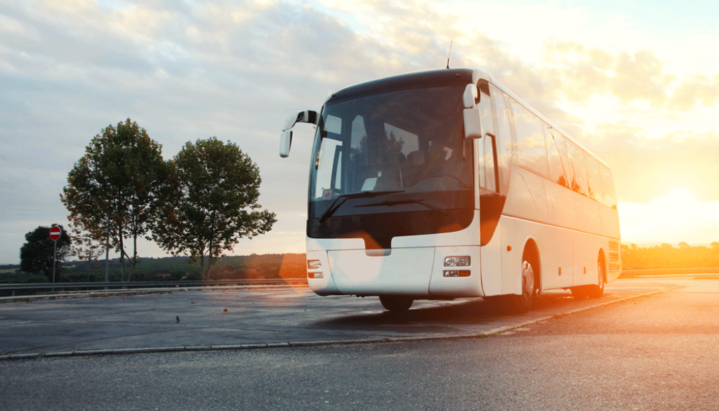 bus-parked-road