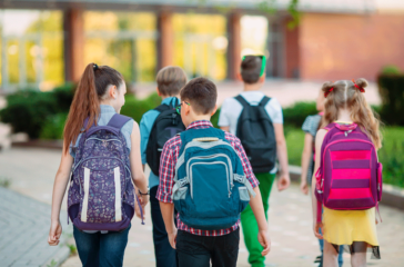 group-kids-going-school-together