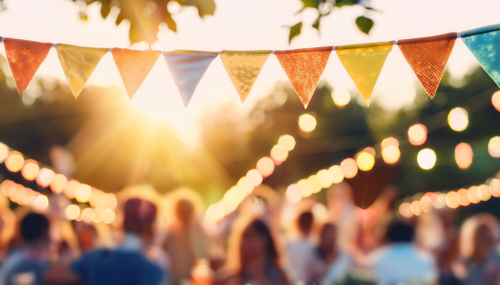 blurry-festive-flags-summer-gathering-party-celebration-summer-outdoor