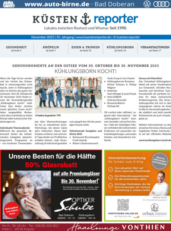 Küstenreporter Ausgabe November 2025