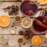 top-view-christmas-food-elements