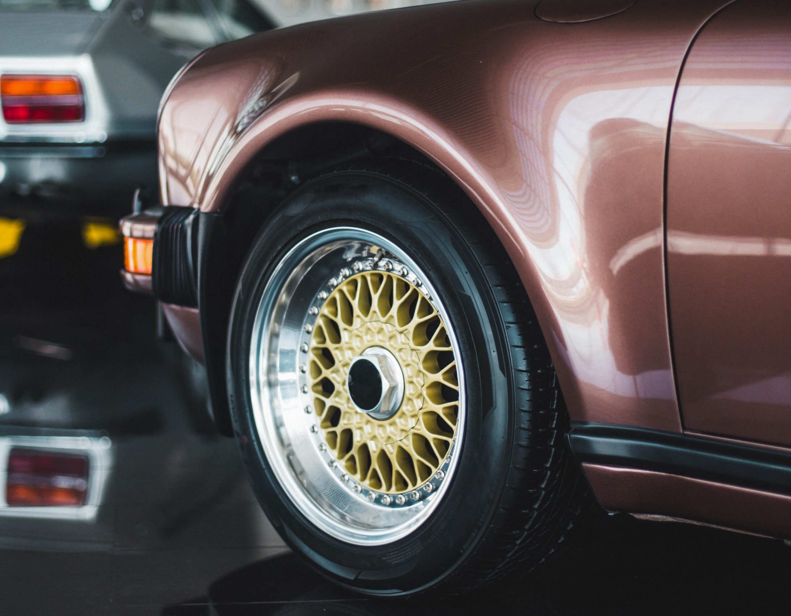 front-side-vintage-amethyst-color-sedan-car