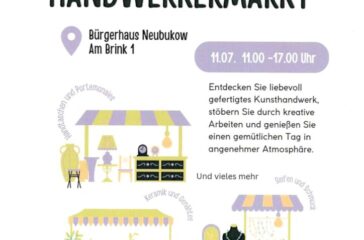 Kunst- und Handwerkermarkt Neubukow 2026